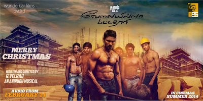 Danush 25th Movie Velai Illa Pattathari (VIP) Movie First Look